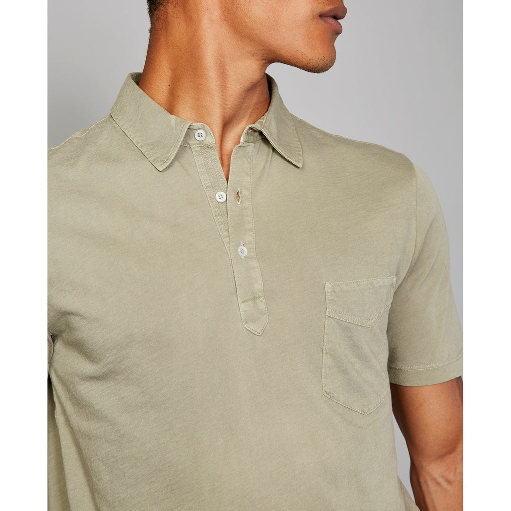 Tee Shirt Bd Polo Ice Touch Co Pgmt Dyed - Light Olive