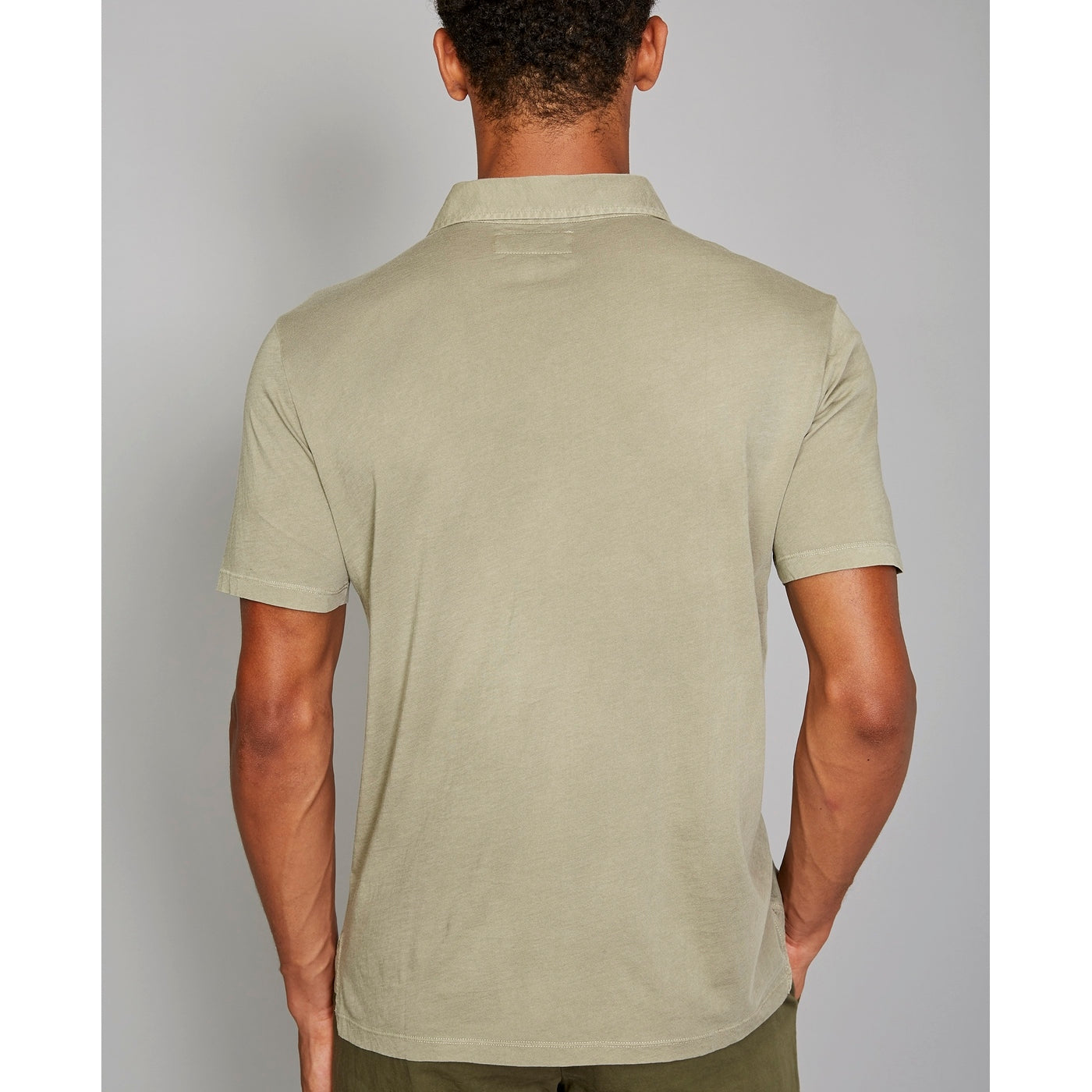 Tee Shirt Bd Polo Ice Touch Co Pgmt Dyed - Light Olive