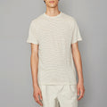 Tee Shirt Ss Tee Jap Co Li Stripe - Ecru/Navy