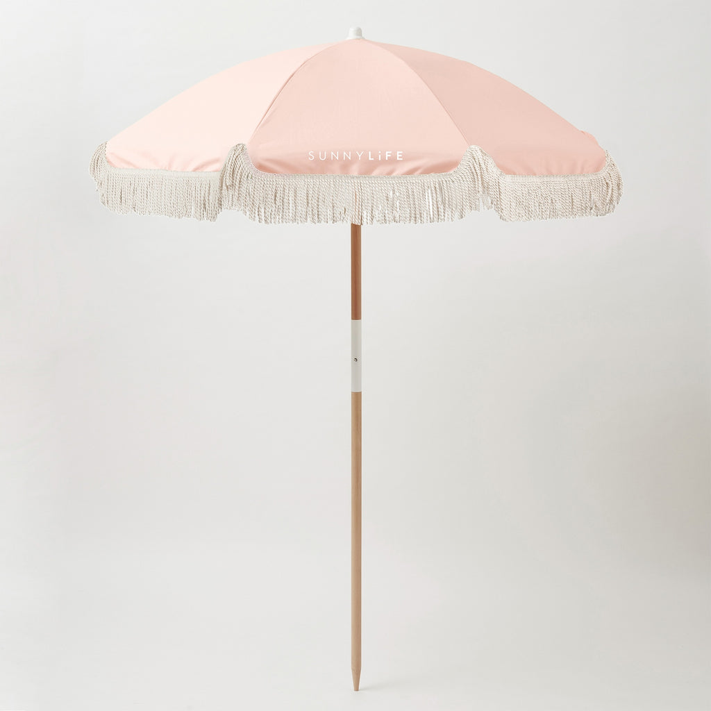 Parasol de Plage De Luxe - Saumon