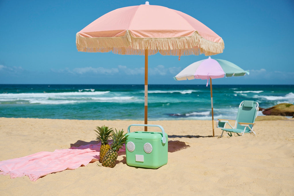 Parasol de Plage De Luxe - Saumon