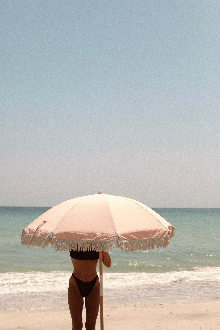 Parasol de Plage De Luxe - Saumon