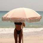 Parasol de Plage De Luxe - Saumon
