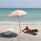 Parasol de Plage De Luxe - Saumon