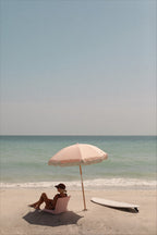 Parasol de Plage De Luxe - Saumon