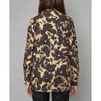 Chemise W Gaston Shi Flowers Ink Print - Black/Beige