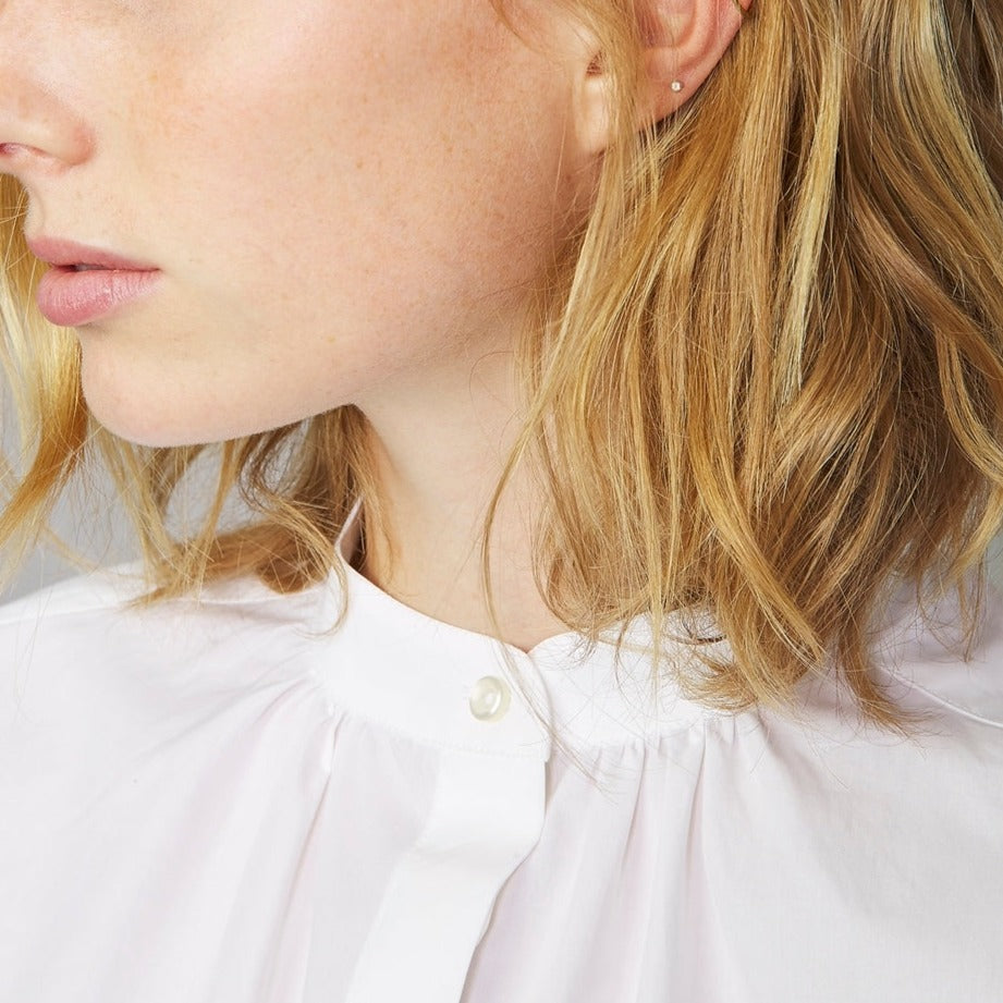 Chemise New Paloma Shirt Poplin Co - White