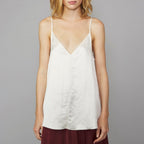 Chemise Florentina Top Itl Li Vi Satin - Ecru