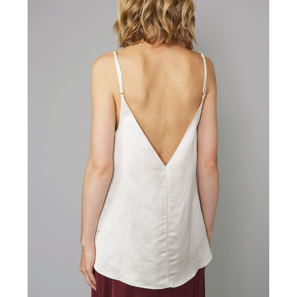 Chemise Florentina Top Itl Li Vi Satin - Ecru