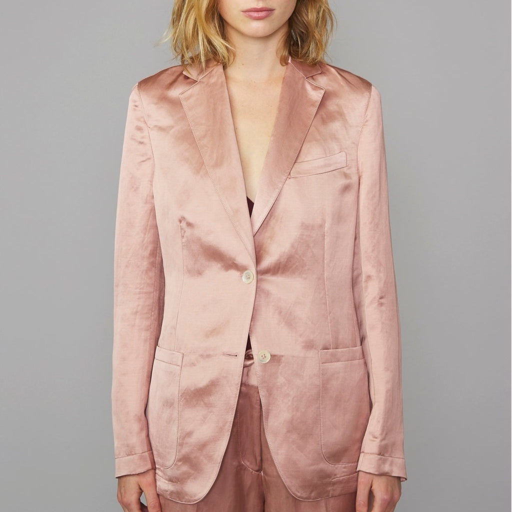 Tlg Veste Paola Jkt Itl Li Vi Satin - Pink