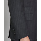 Tlg Veste Charlene Jkt Itl Wo Pinstripe - Grey/Ecru