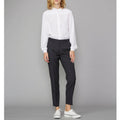Tlg Pants Roxane Slim Pts Itl Pinstripe - Grey/Ecru