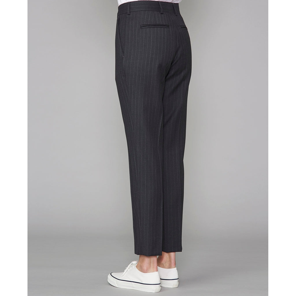 Tlg Pants Roxane Slim Pts Itl Pinstripe - Grey/Ecru