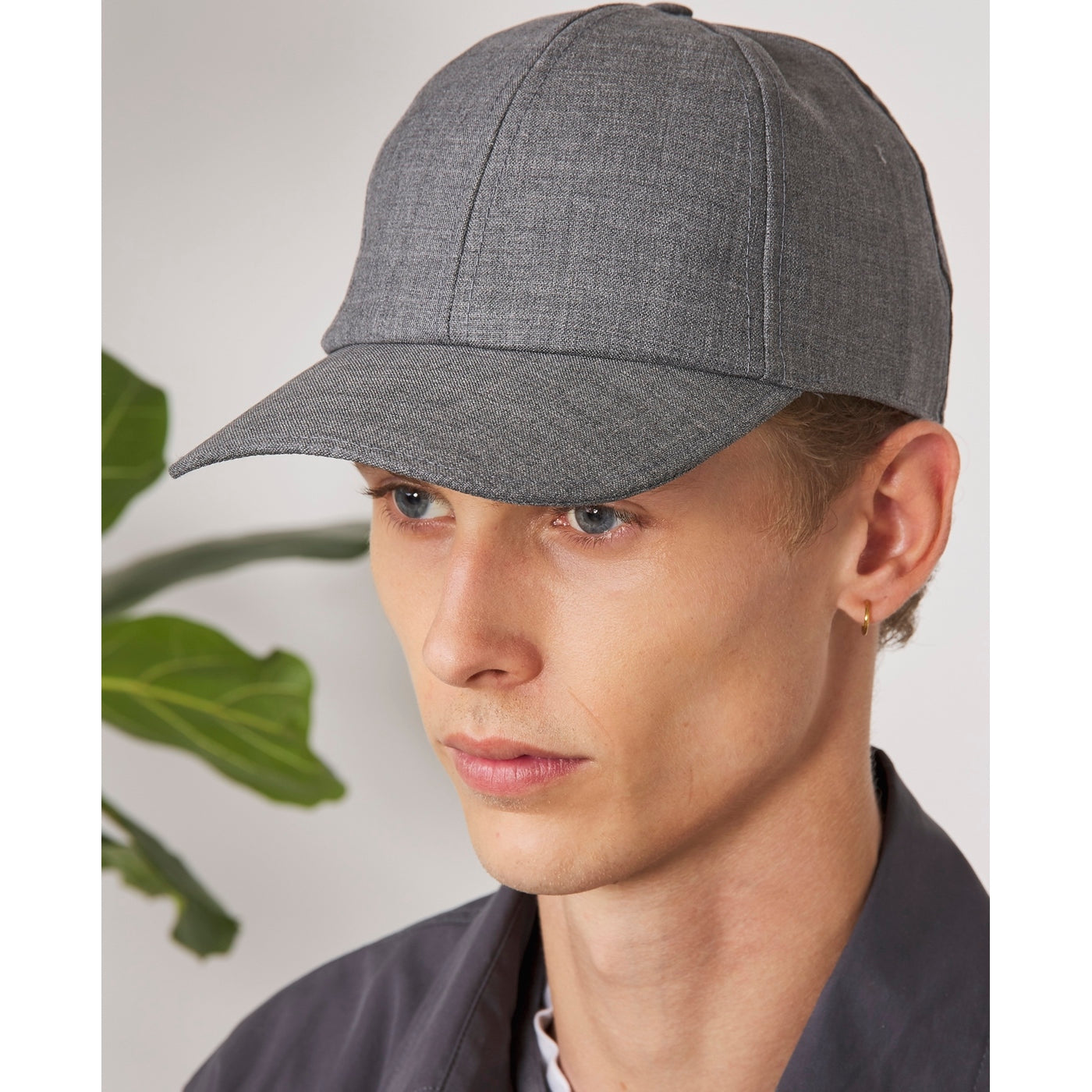 Petit Acc Baseball Cap Itl Fresco Wool - Light Grey
