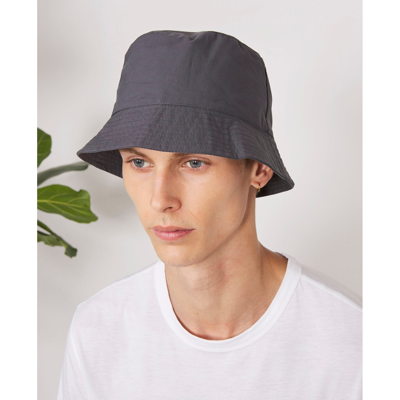 Petit Acc Bob Itl Piece Dye Cotton Pop - Asphalt