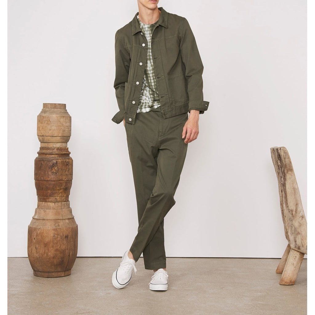 Chino Owen  Itl Pgmt Dye Co Twill - Lichene