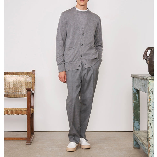 Pulls Miles Cardigan Itl Co Ten - Medium Grey
