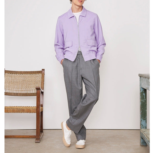 Blouson Marty Itl Pce Dye Wool - Parme