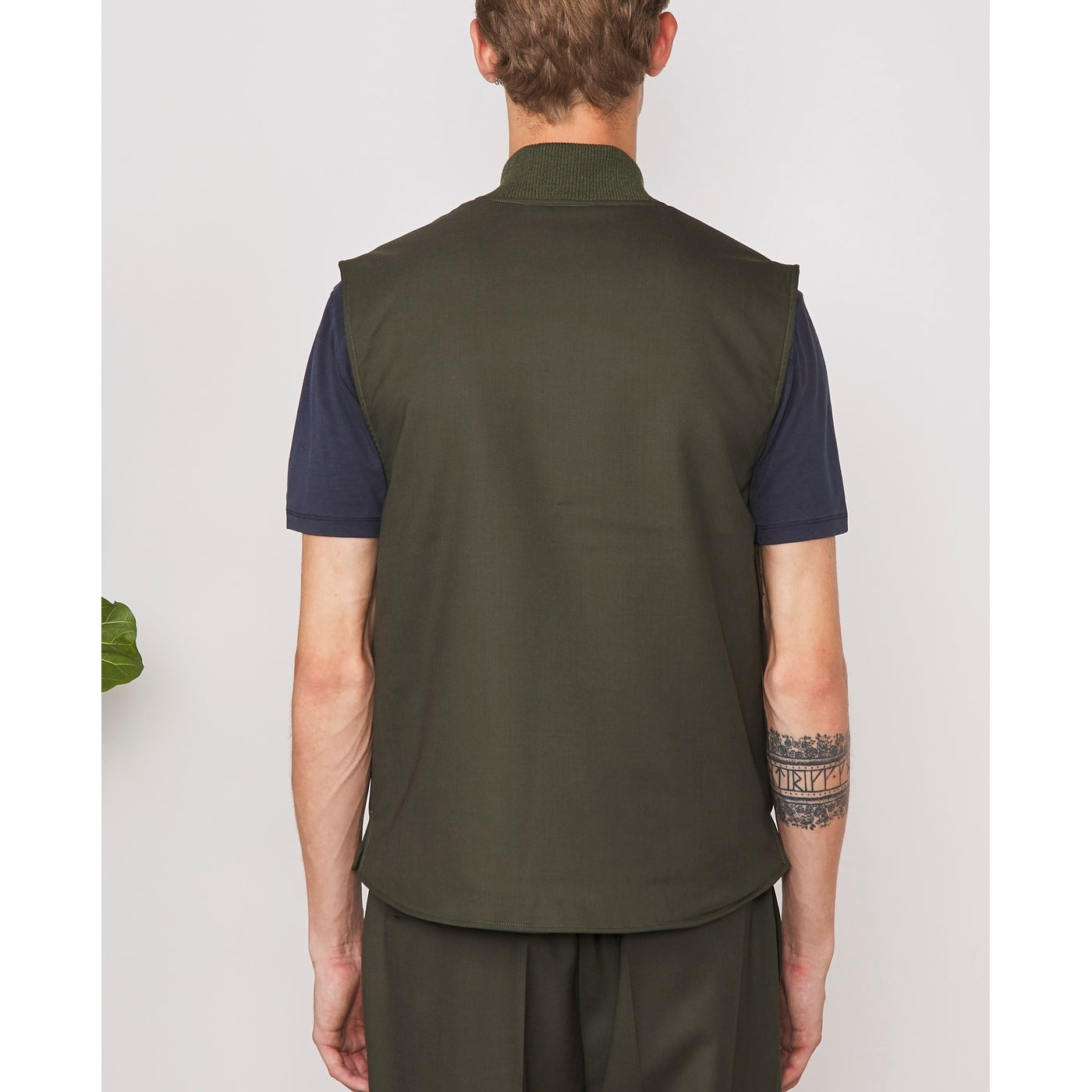 Blouson Dave Jkt Itl Fresco Wool - Olive
