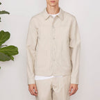 Blouson Leo Jkt Itl Piece Dye Co Po - Cream