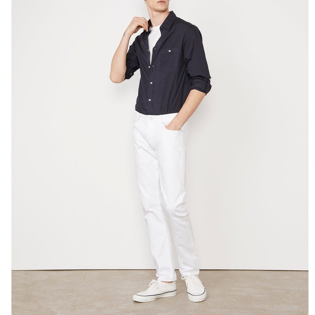Chemise Younes Pgmt Dyed Cotton Poplin - Black