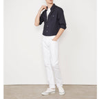 Chemise Younes Pgmt Dyed Cotton Poplin - Black