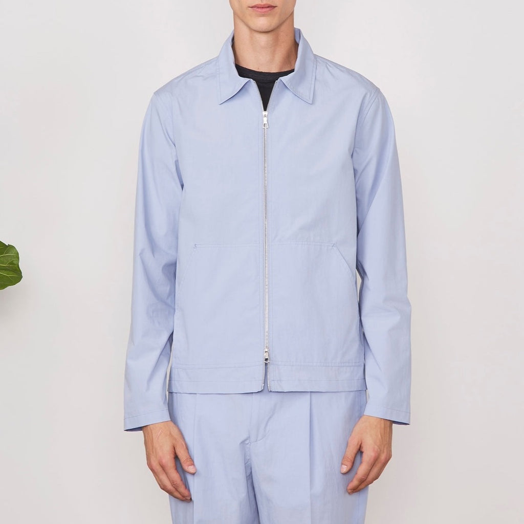 Chemise Aymeric Itl Pie Dye Co Poplin - Baby Blue