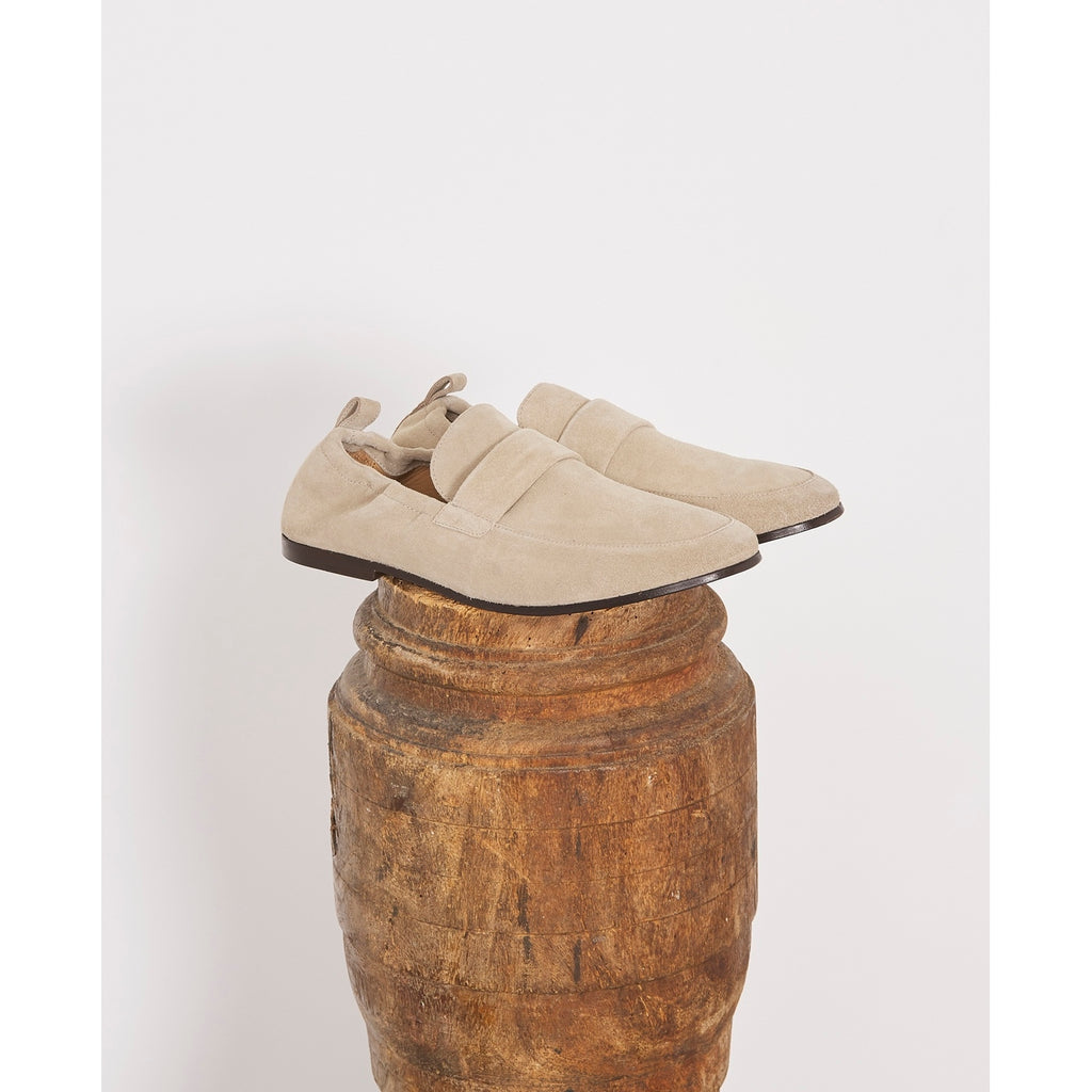 Shoes Salomon Italian Suede Slipper - Sand