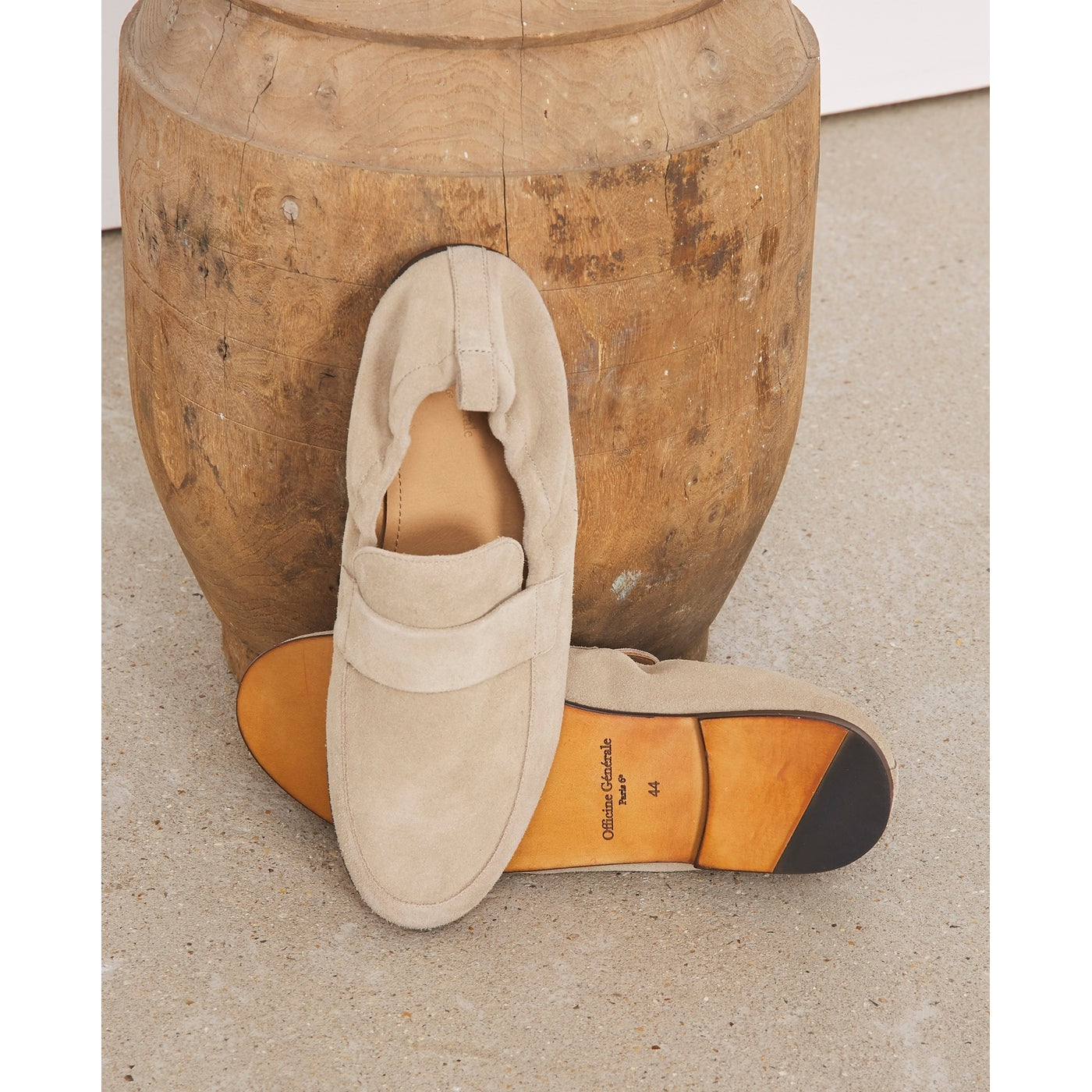 Shoes Salomon Italian Suede Slipper - Sand