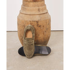 Shoes Salomon Italian Suede Slipper - Olive