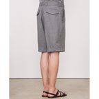 Short Georges Short Itl Fresco Wool - Light Grey