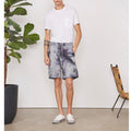 Sweat Timeo Short Htr Grey Tye Dye - Heather Grey/Asphalt