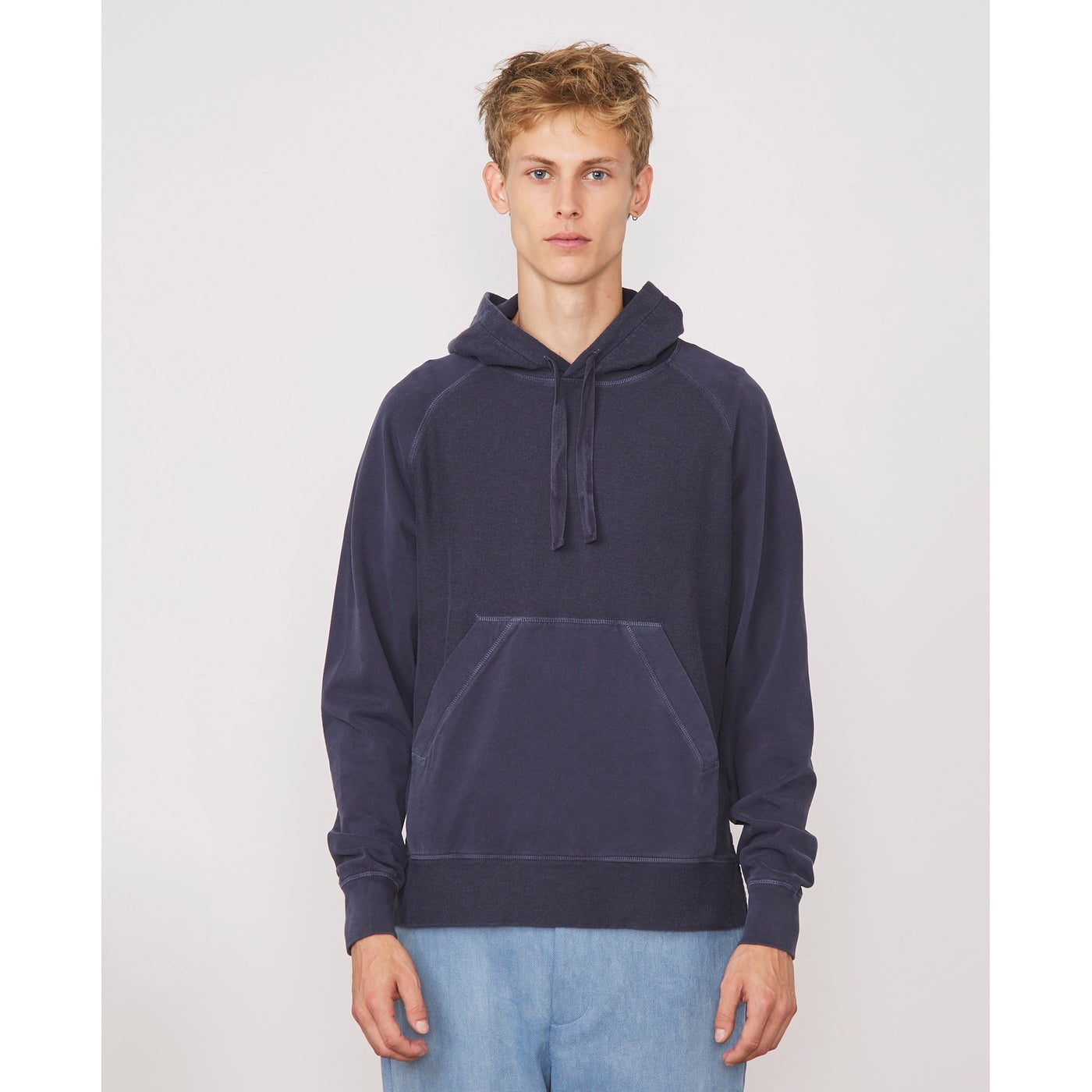 Sweat Octave Pgmt Dye Contr Terry - Dark Navy