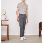 Tee Shirt Simon Heather French Linen - Heather Grey