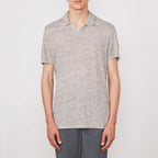 Tee Shirt Simon Heather French Linen - Heather Grey