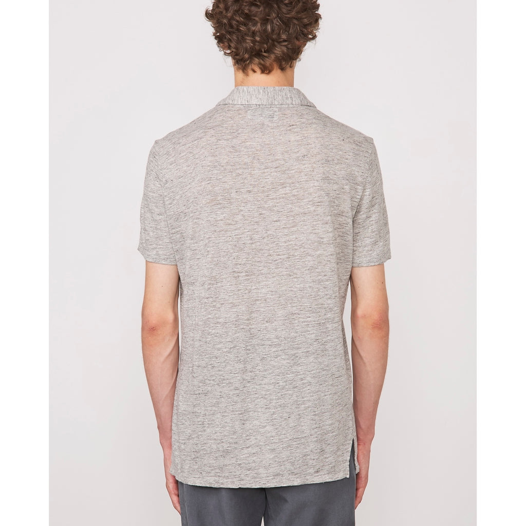 Tee Shirt Simon Heather French Linen - Heather Grey