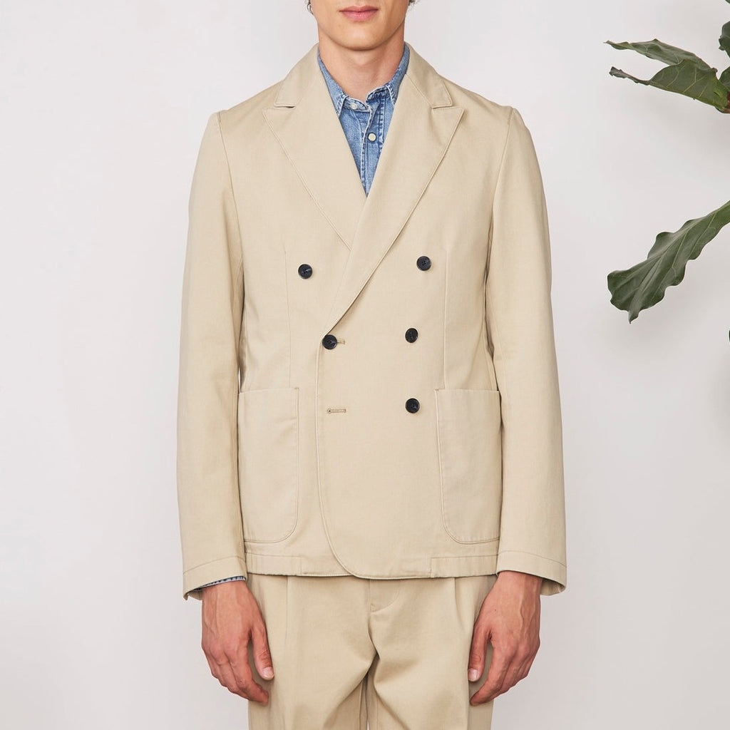 Tlg Veste Eugene Jkt Jap Org Cotton Twi - Khaki