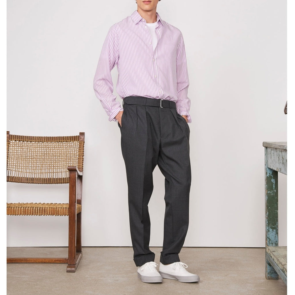 Tlg Pants Pierre Pts Itl Fresco Wool - Dark Grey