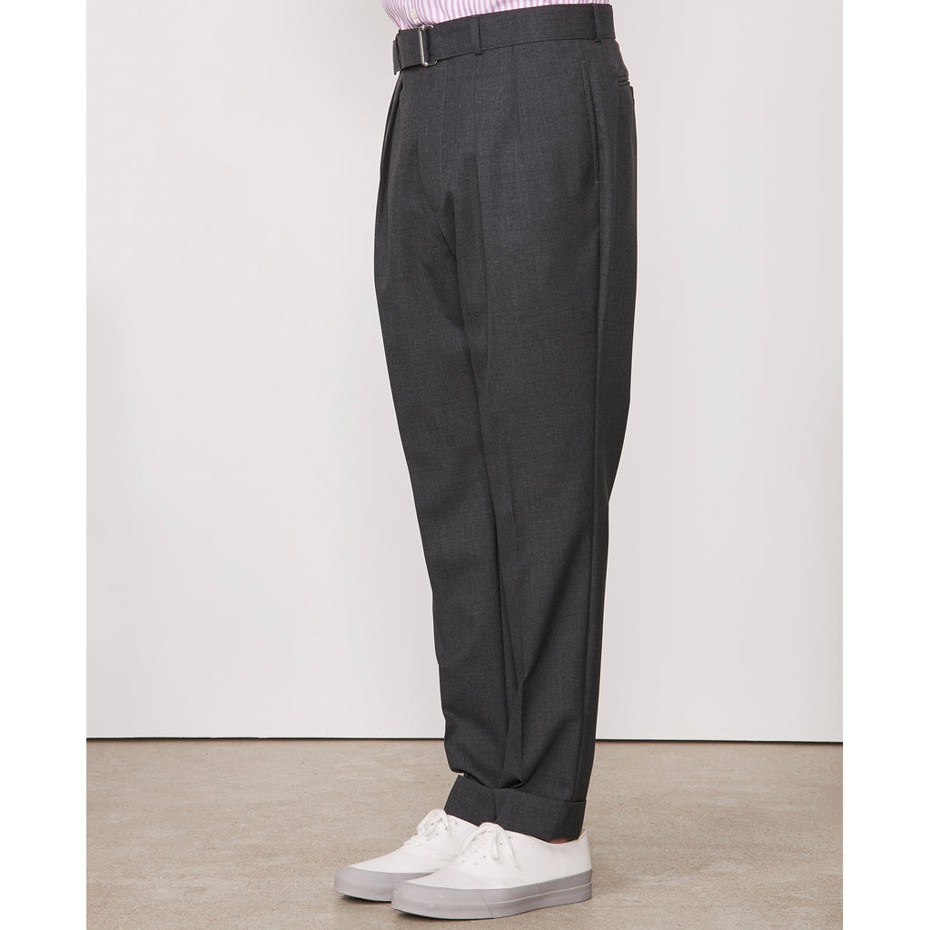 Tlg Pants Pierre Pts Itl Fresco Wool - Dark Grey