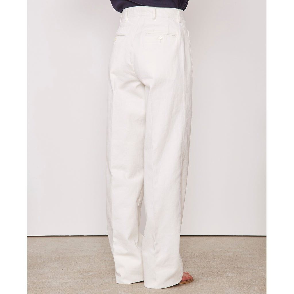Chino Corie Pts Denim Cotton - White