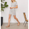 Robe Hortense Tee Drs Org Cotton - Heather Grey