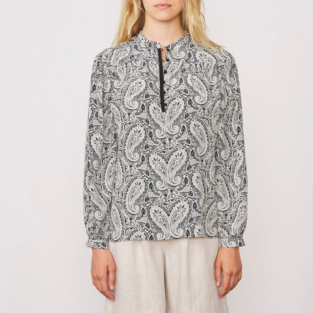 Chemise Eddy Shi Cachemire Prnt Itl Se - Stone/Black
