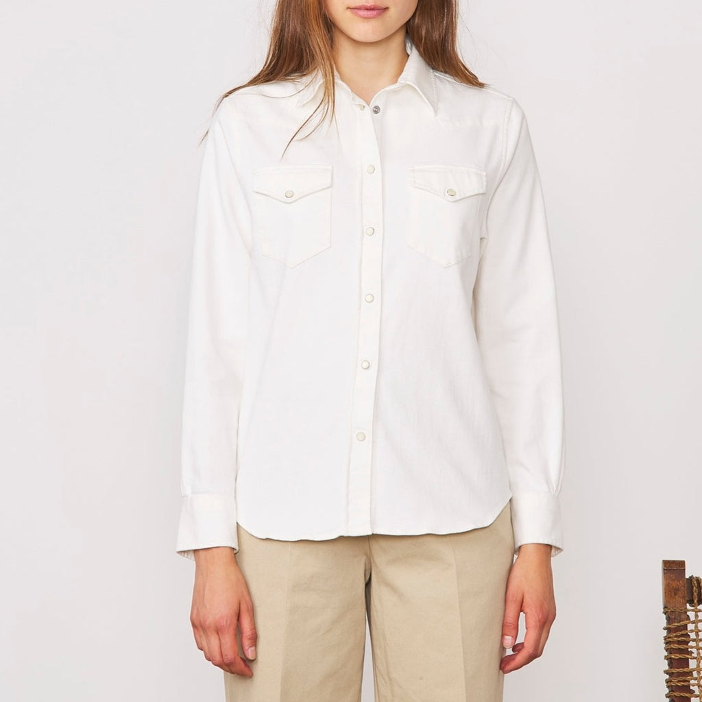 Chemise Livia Itl Cotton Twill - White