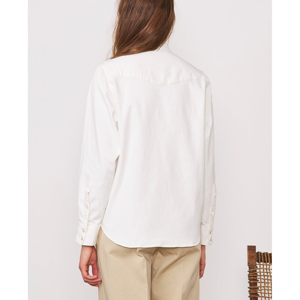 Chemise Livia Itl Cotton Twill - White