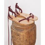 Shoes Aurelia Sandals Leather - Plum