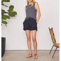 Short Darcy Sht Itl Pce Dye Co Pop - Dark Navy