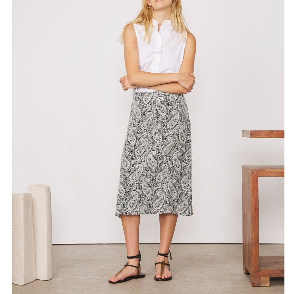Skirt Dalie Skt Cachemire Prnt Se - Stone/Black
