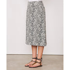Skirt Dalie Skt Cachemire Prnt Se - Stone/Black