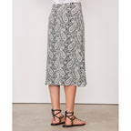 Skirt Dalie Skt Cachemire Prnt Se - Stone/Black