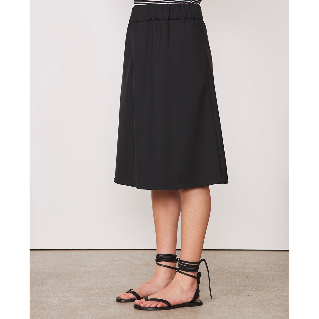 Falda Marlene - Negro - Mujer